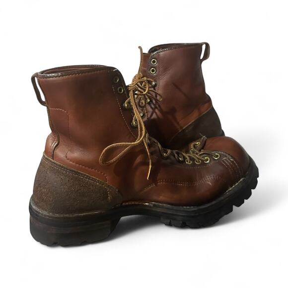 Vintage 70s Danner Woodsman Mountain Elk Boots Vibram Soles USA Mens Sz 10 EE - Picture 10 of 10